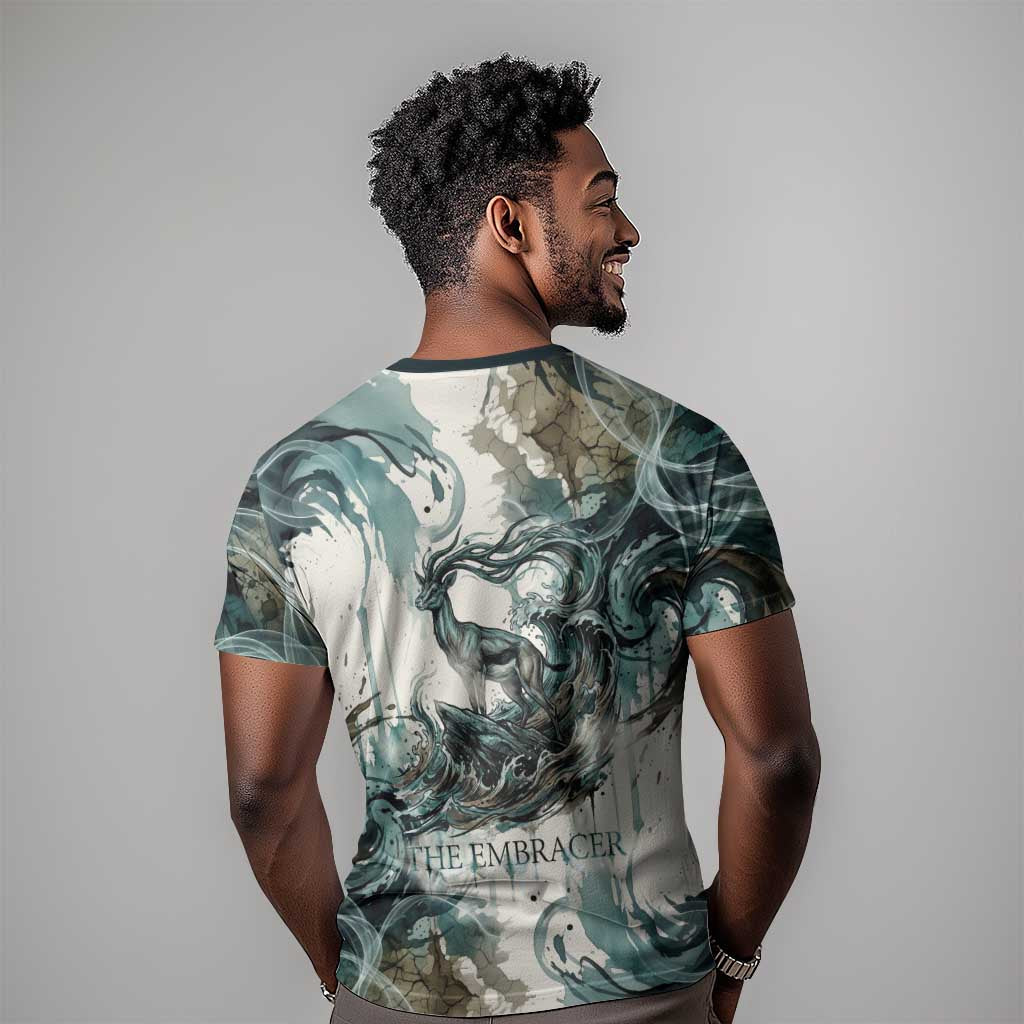 Anuket Egyptian T-Shirt Goddess of the Nile Flowing Water Gazelle Spirit The Embracer Graphic Tee