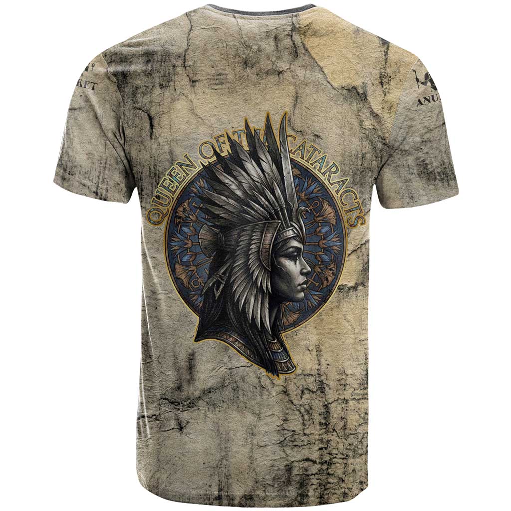 Anuket T-Shirt Egyptian Queen of the Cataracts Ankh Symbol Graphic Tee