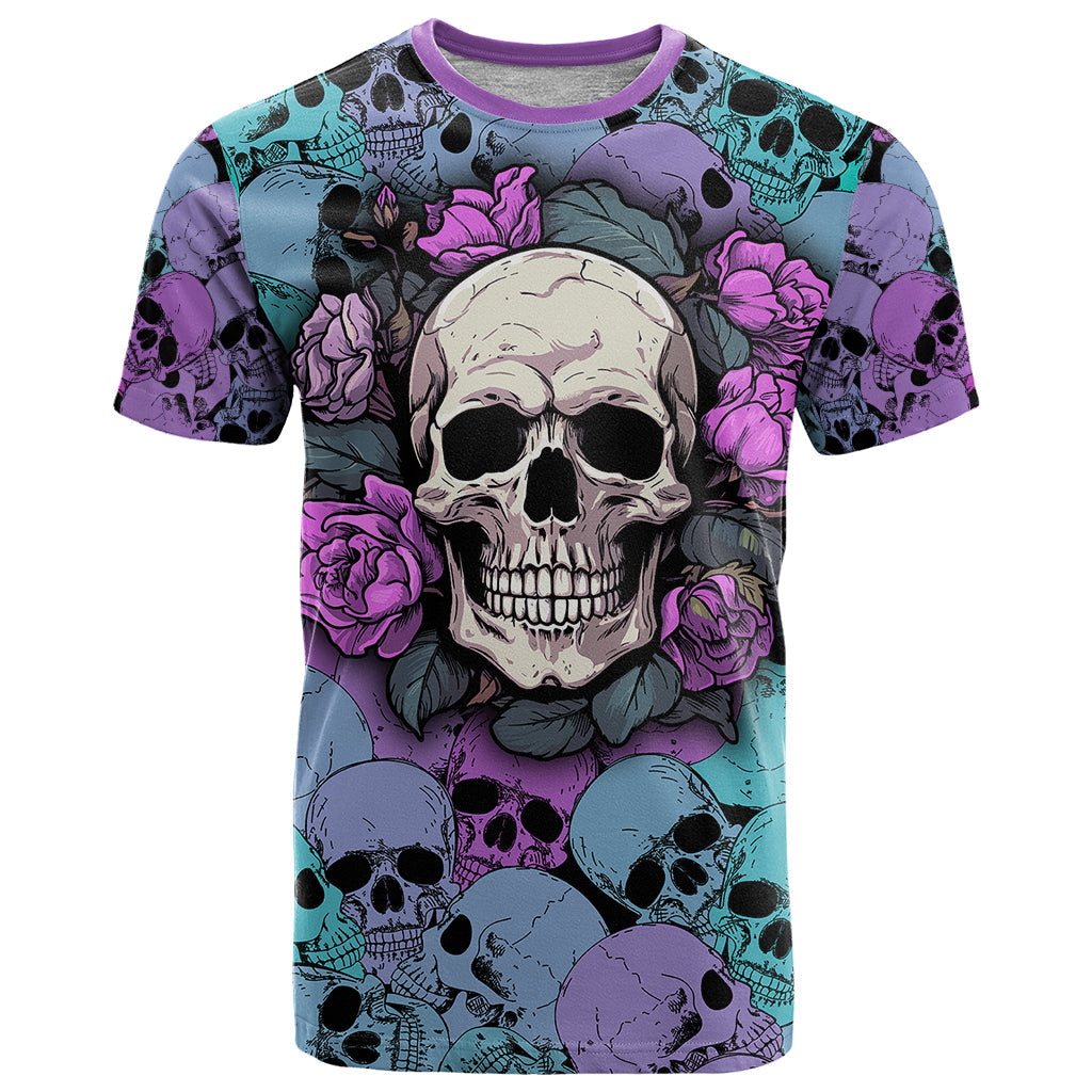 Skull Pattern T-Shirt Your Are Not Hard To Love Graphic Tee