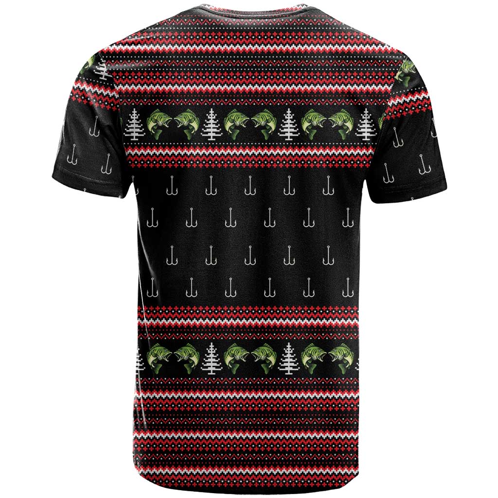 Merry Fishmas Christmas T-Shirt Xmas Holiday Patterns Graphic Tee