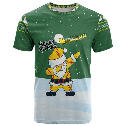 Merry Hitsmas Christmas Yall Christmas T-Shirt Xmas Holiday Patterns Graphic Tee