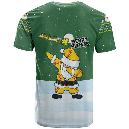 Merry Hitsmas Christmas Yall Christmas T-Shirt Xmas Holiday Patterns Graphic Tee