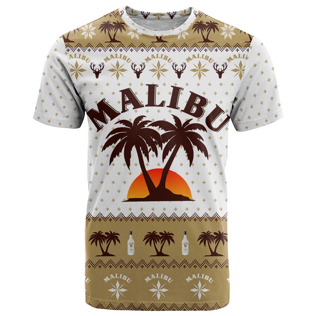 Malibu Christmas T-Shirt Xmas Holiday Patterns Graphic Tee