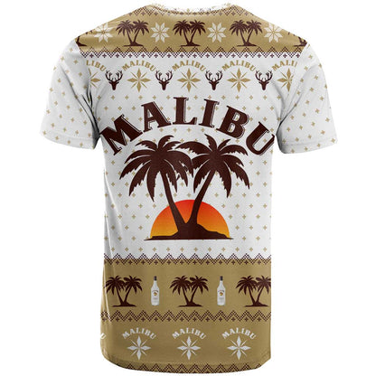 Malibu Christmas T-Shirt Xmas Holiday Patterns Graphic Tee