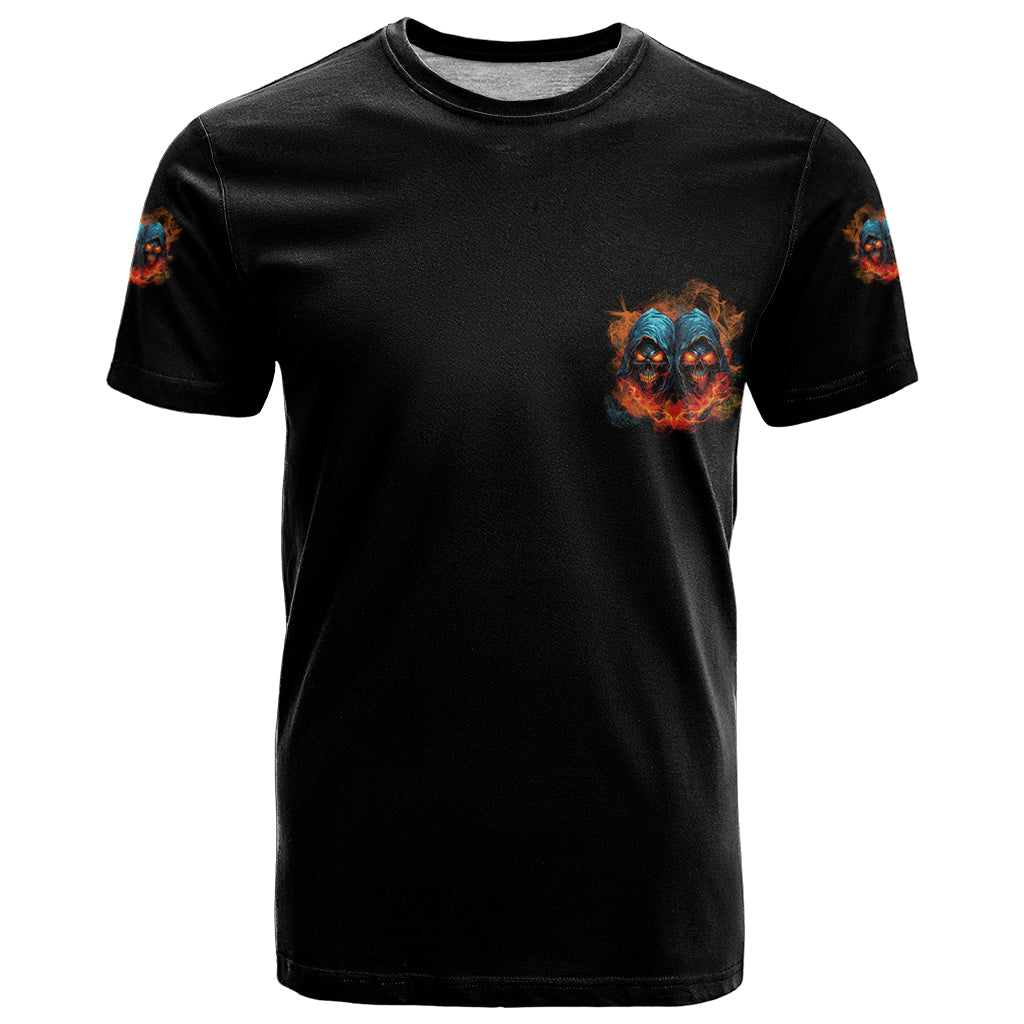 Don't Try To Figure Me Out Skull Reaper T-Shirt Graphic Tee