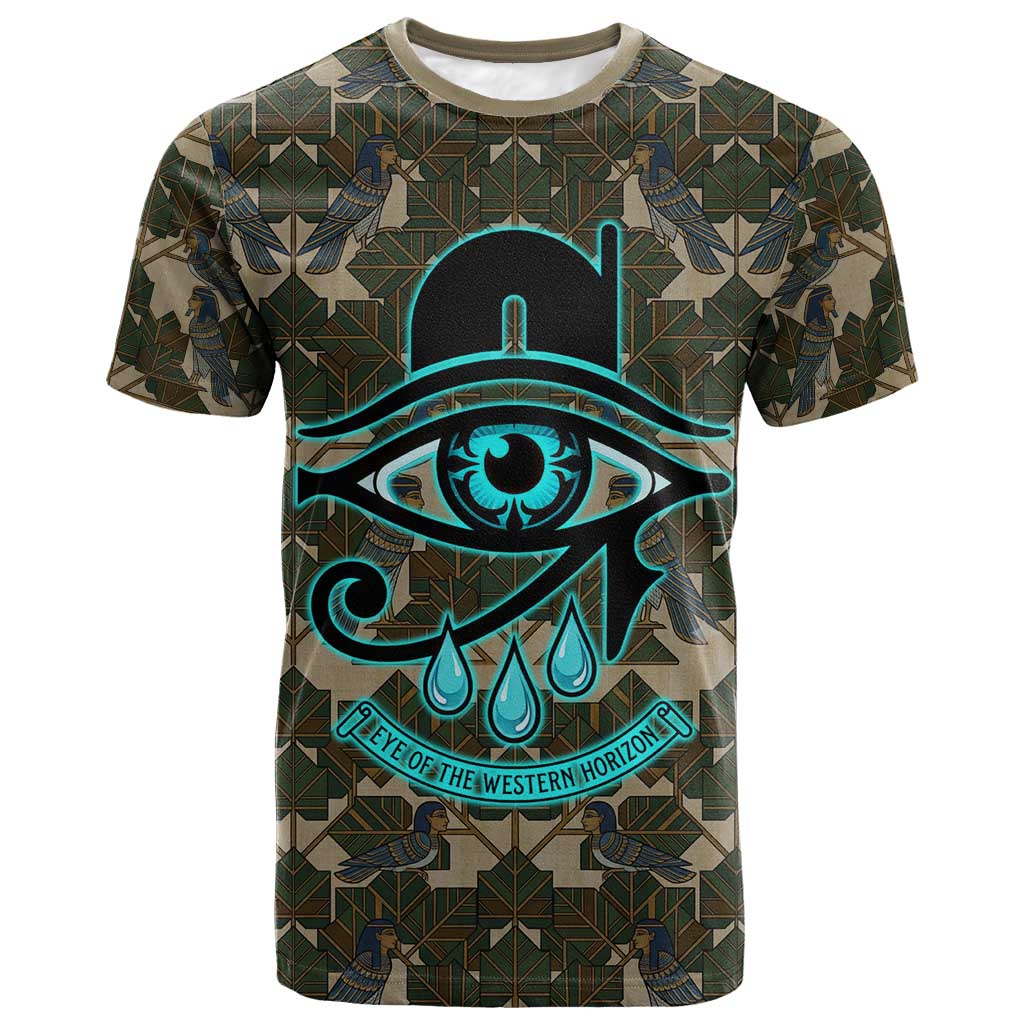 Imentet Egyptian T-Shirt with Eye of Horus and Eternal Tree in Afterlife Graphic Tee
