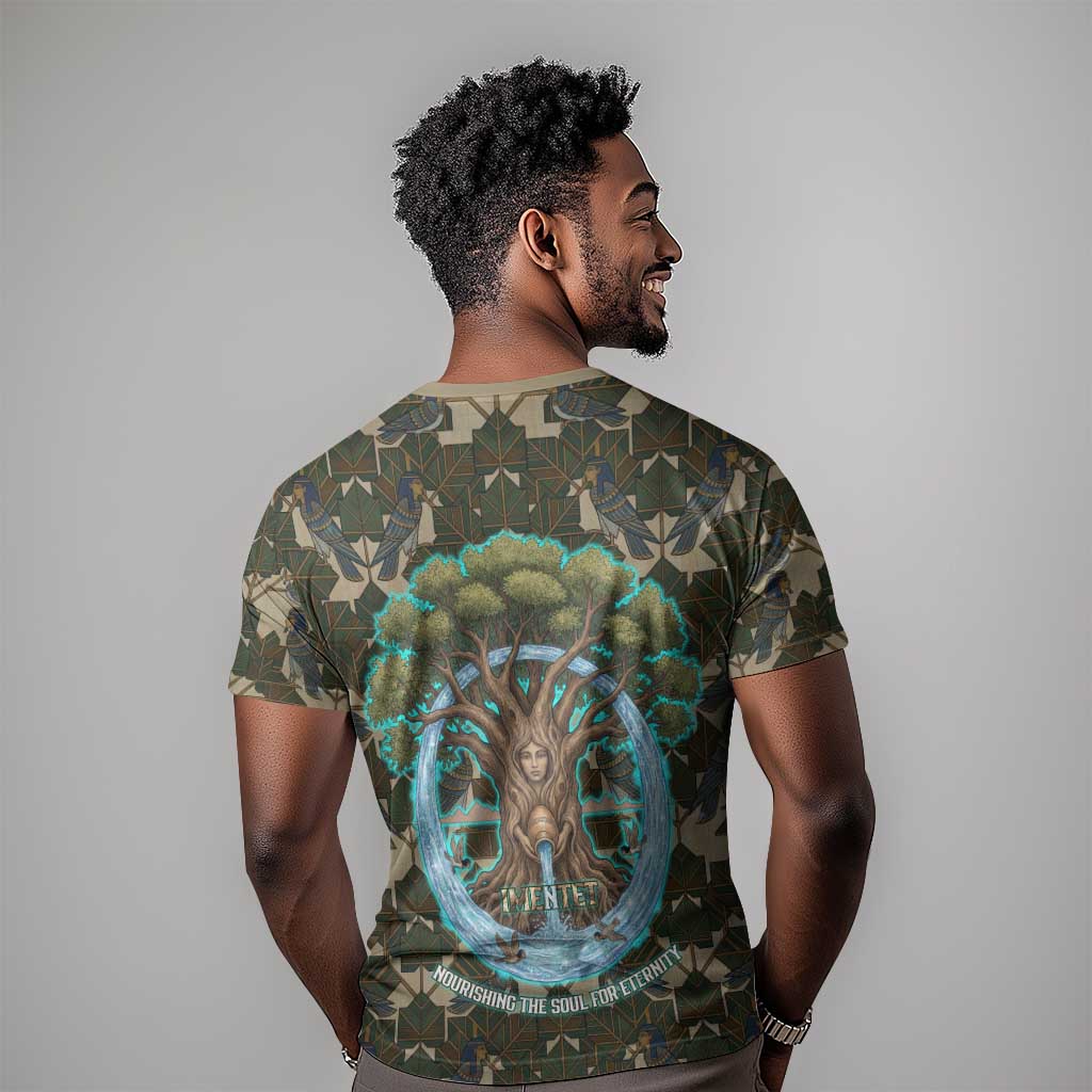 Imentet Egyptian T-Shirt with Eye of Horus and Eternal Tree in Afterlife Graphic Tee