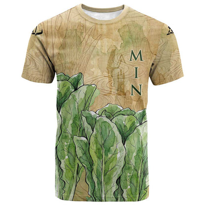 Min T-Shirt Egyptian God of Fertility Lord of Generation Lettuce Ancient Graphic Tee