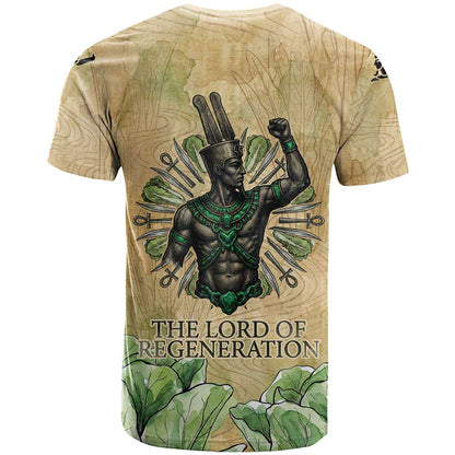 Min T-Shirt Egyptian God of Fertility Lord of Generation Lettuce Ancient Graphic Tee
