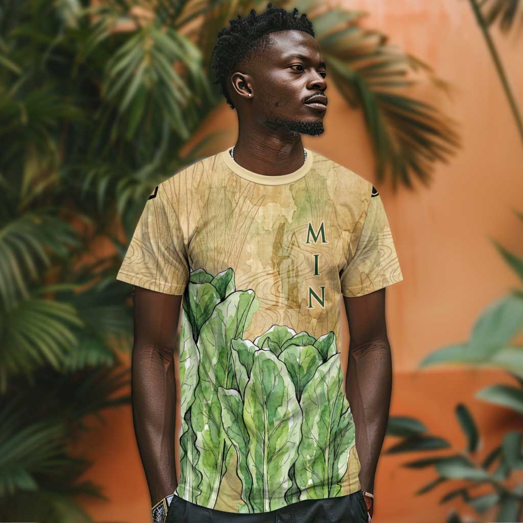 Min T-Shirt Egyptian God of Fertility Lord of Generation Lettuce Ancient Graphic Tee