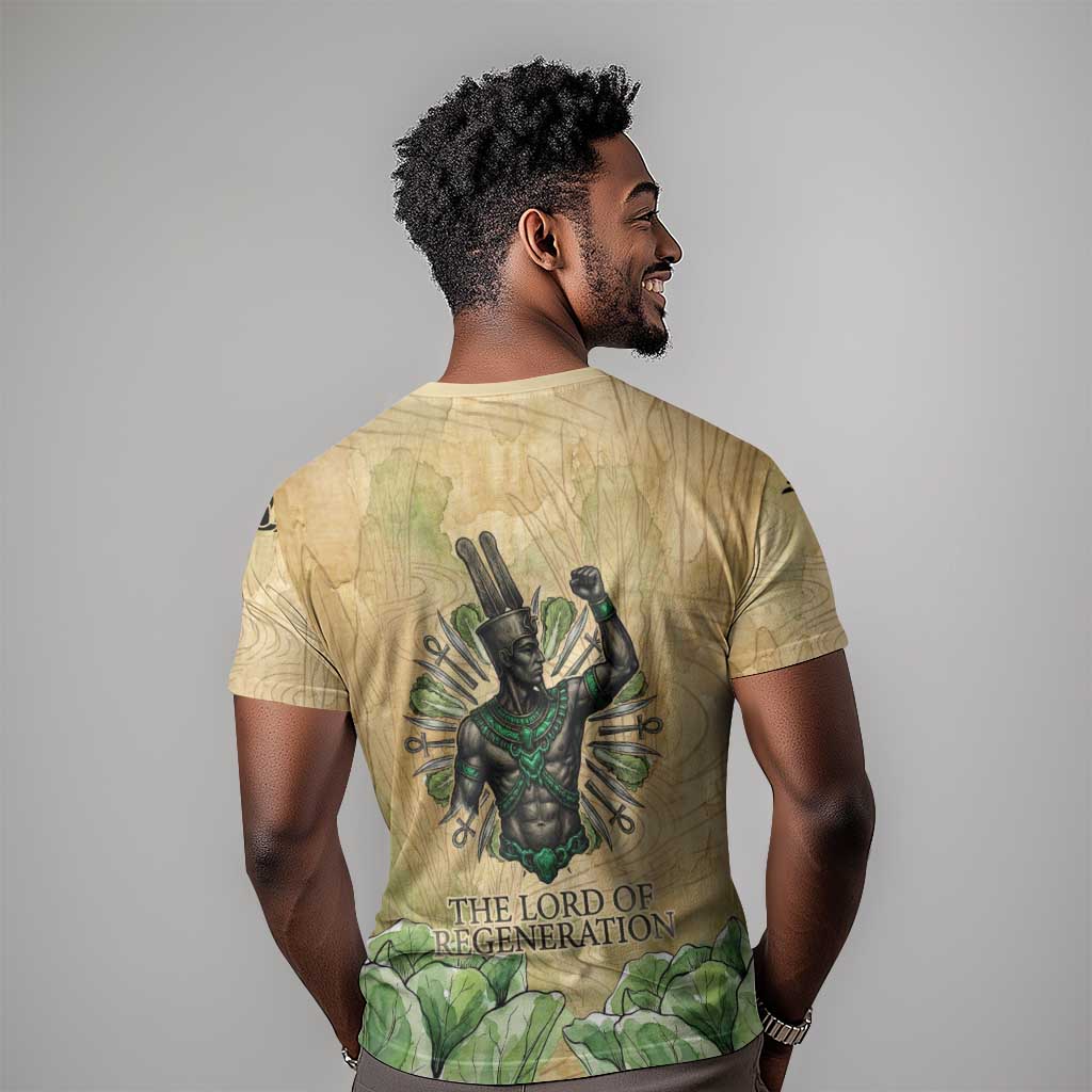 Min T-Shirt Egyptian God of Fertility Lord of Generation Lettuce Ancient Graphic Tee