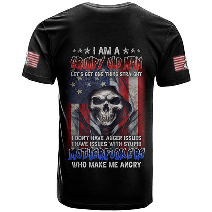 I Am A Grumpy Old Man T-Shirt Graphic Tee
