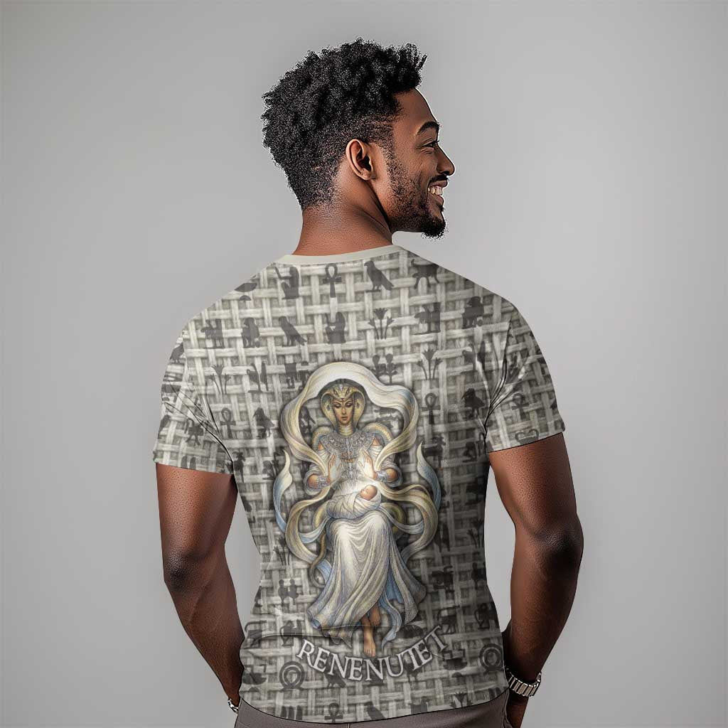 Renenutet T-Shirt with Bread Ring and Eye of Horus in Egyptian Nourishment Graphic Tee