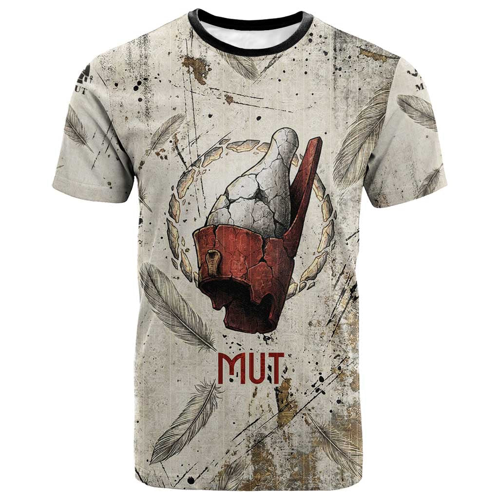 Mut T-Shirt Vulture Queen Egyptian Mother Goddess Wings Feathers Graphic Tee