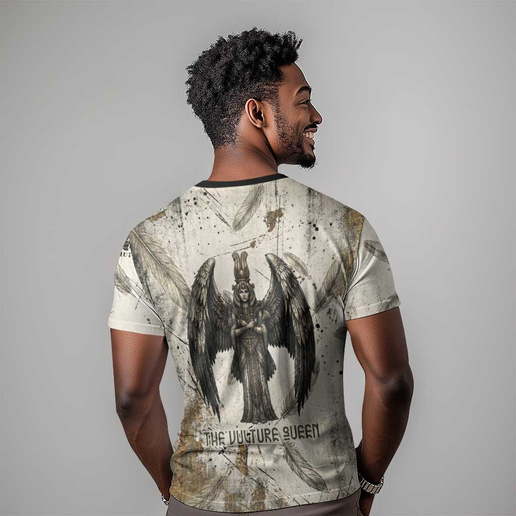 Mut T-Shirt Vulture Queen Egyptian Mother Goddess Wings Feathers Graphic Tee