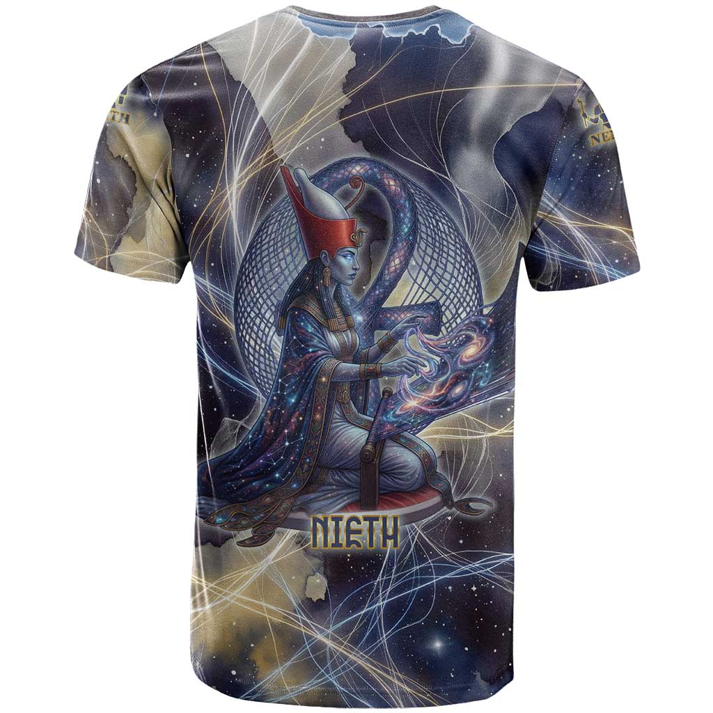 Neith Egyptian T-Shirt Goddess Mother of All Cosmic Threads Graphic Tee