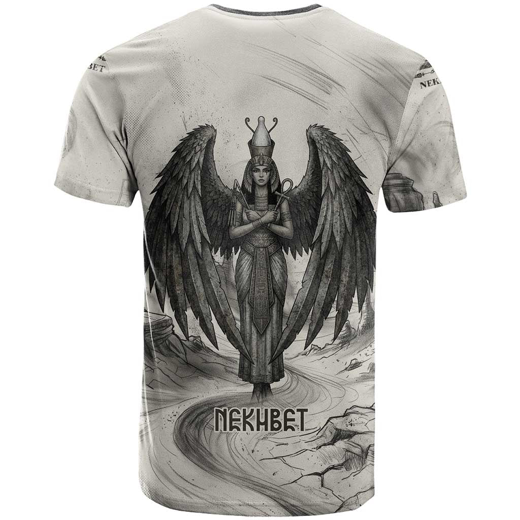 Nekhbet Egyptian T-Shirt Vulture Goddess Mother of Protection Wings Claws Desert Graphic Tee