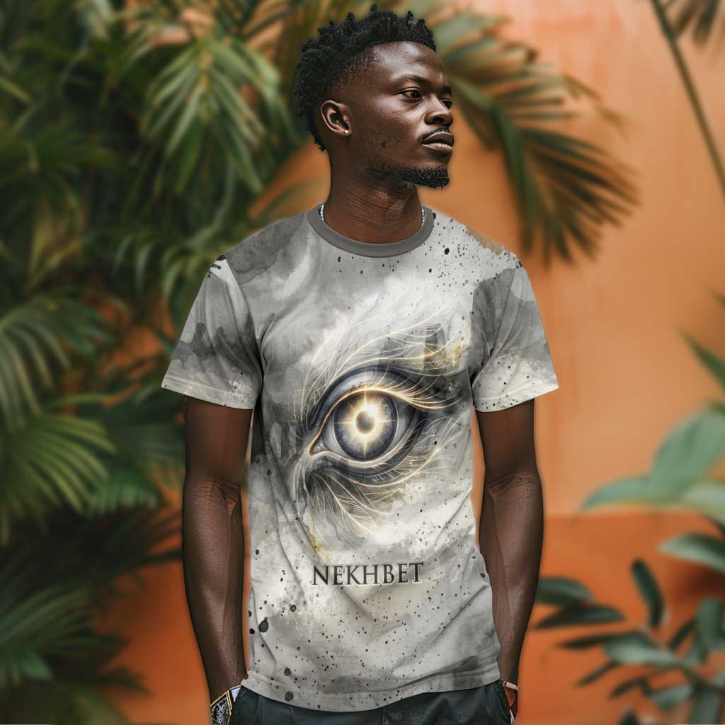 Nekhbet T-Shirt Vulture Goddess Eye of Protection Sovereign of Upper Egypt Graphic Tee