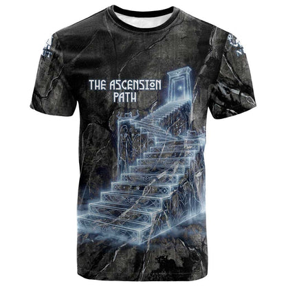 Nut T-Shirt Egyptian Keeper of Souls Celestial Stairway Ascension Path Cosmic Goddess of the Night Sky Graphic Tee