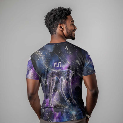 Nut Egyptian T-Shirt She Who Bore the Gods Galactic Vessel Cosmic Goddess Star Map Graphic Tee