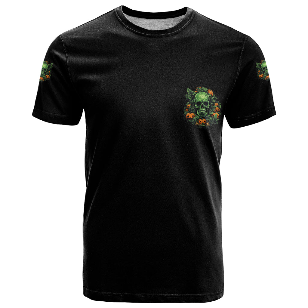 Your Demons Hide Under Your Bed Skull Halloween T-Shirt Graphic Tee