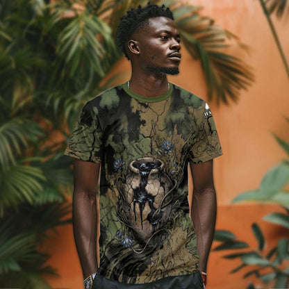 Hapi Egyptian T-Shirt Bringer of Kemet Nature Spirit Flowing Water and Earth Harmony Graphic Tee