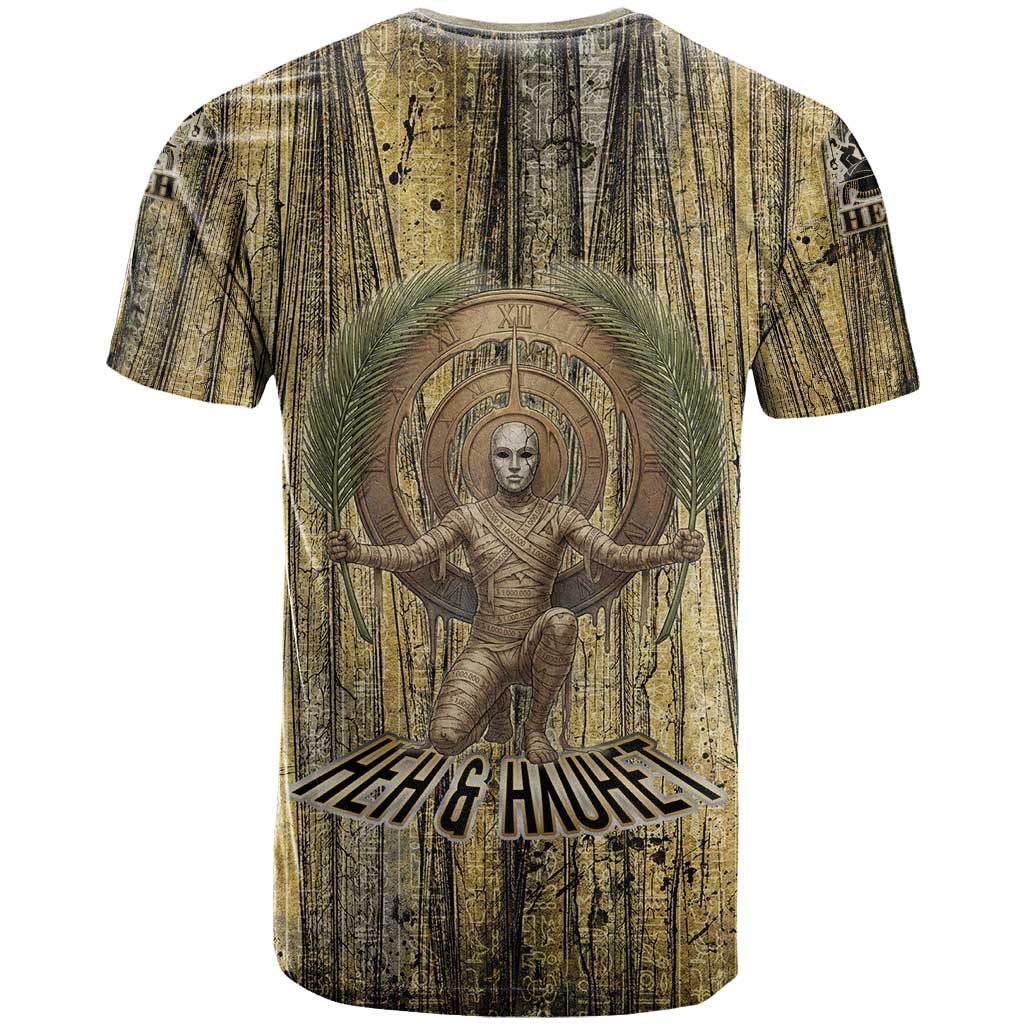 Heh and Hauhet Egyptian T-Shirt Timeless Gods Design Infinity Serpent and Divine Balance Ancient Graphic Tee