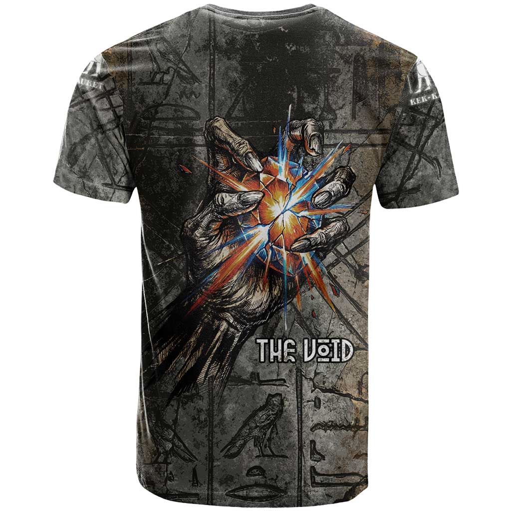 Egypt Kek and Kauket T-Shirt Ancient Void Theme with Frog and Serpent Duality Graphic Tee