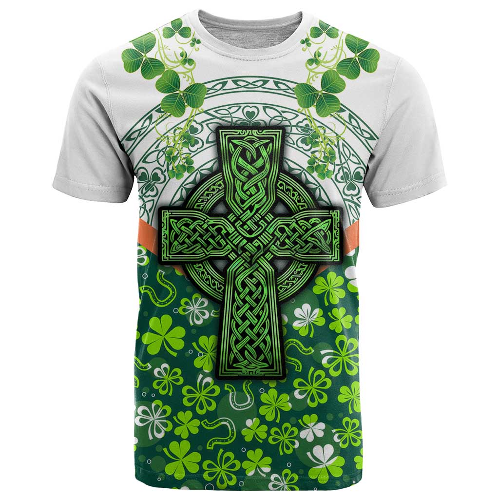 Celtic Knot and Clover Ireland - Inspired Design T-Shirt Graphic Tee