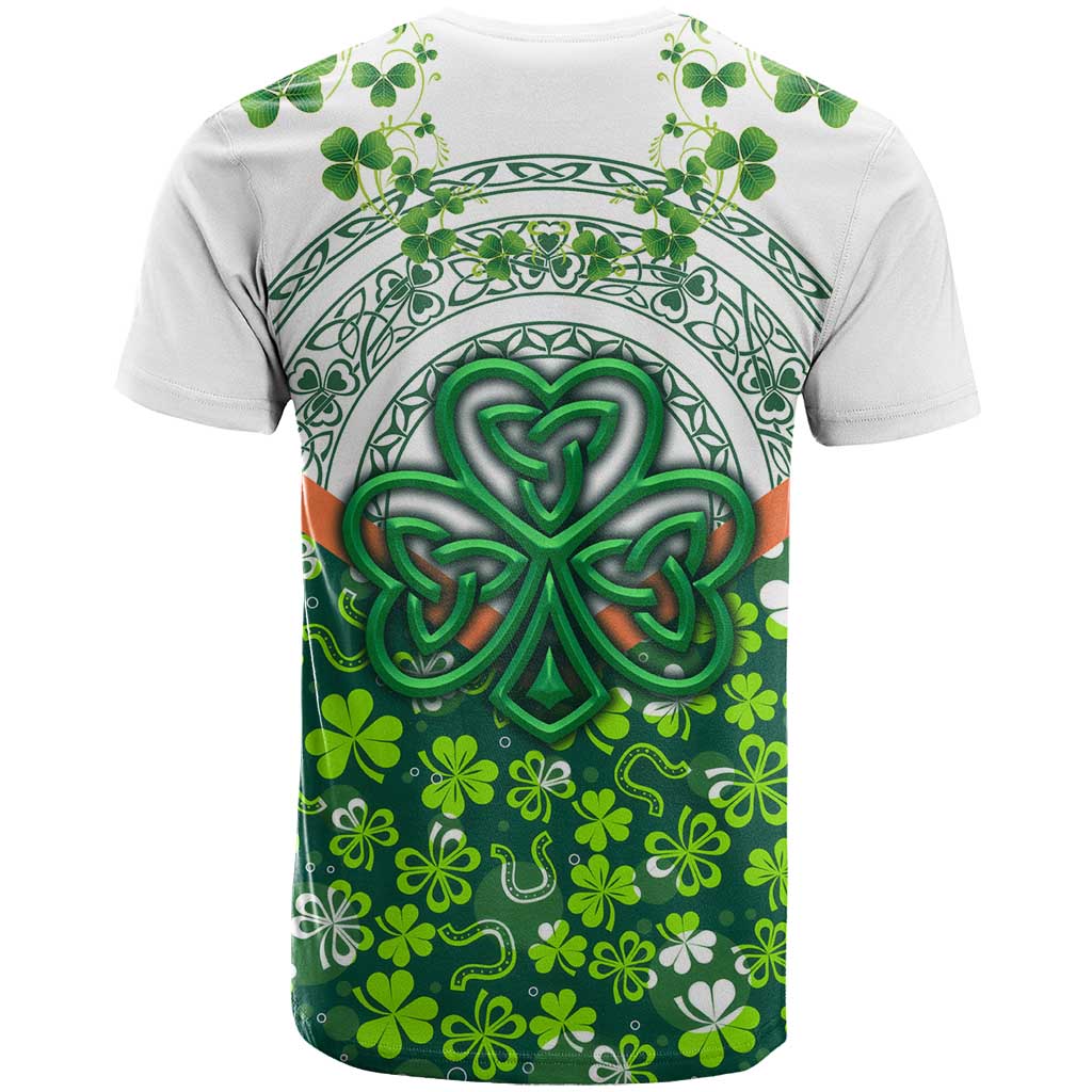 Celtic Knot and Clover Ireland - Inspired Design T-Shirt Graphic Tee