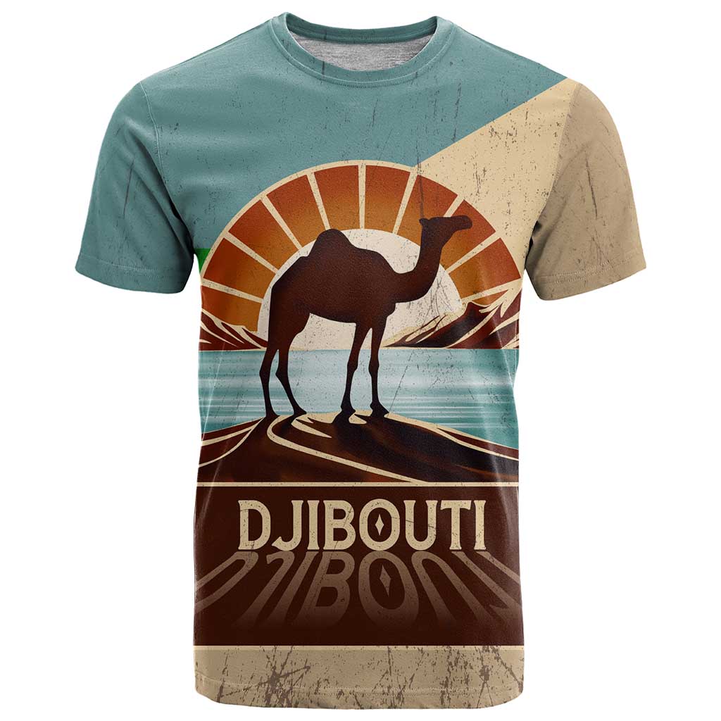 Echoes of Djibouti T-Shirt Where Desert Meets Sea and Heritage Stands Tall Graphic Tee