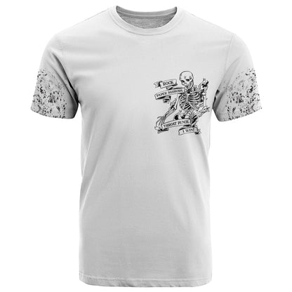 Rock Paper, Sgissors Throat Pungh I Win T-Shirt Graphic Tee