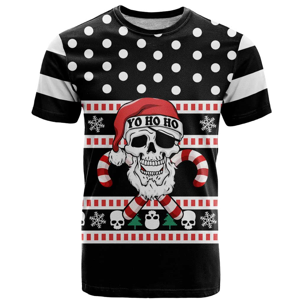 Skull Creepmas Christmas Yall Christmas T-Shirt Xmas Holiday Patterns Graphic Tee