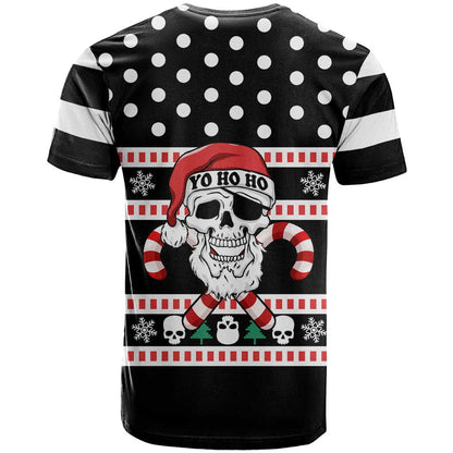 Skull Creepmas Christmas Yall Christmas T-Shirt Xmas Holiday Patterns Graphic Tee