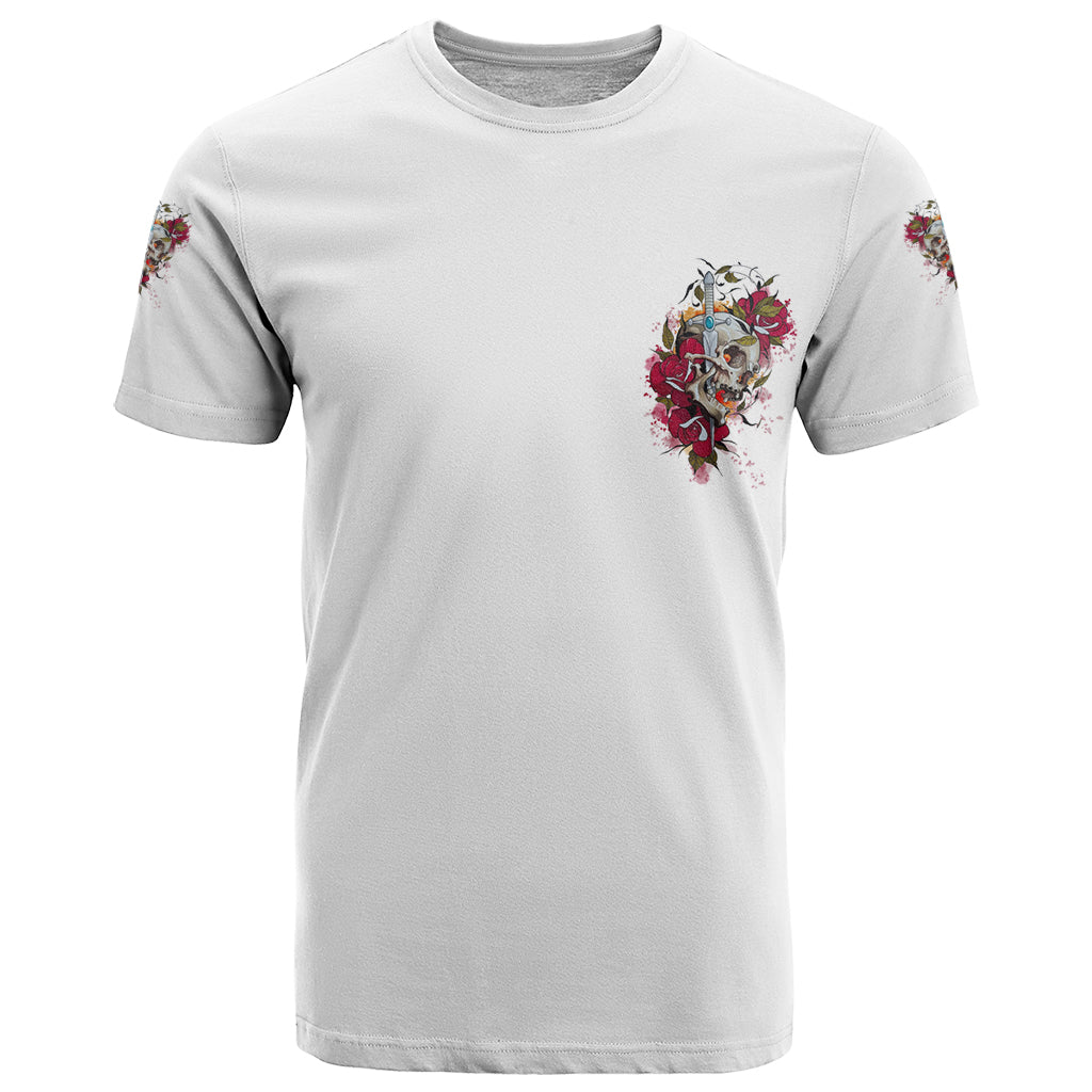 You Inspire My Inner Serial K Skull Rose T-Shirt Graphic Tee