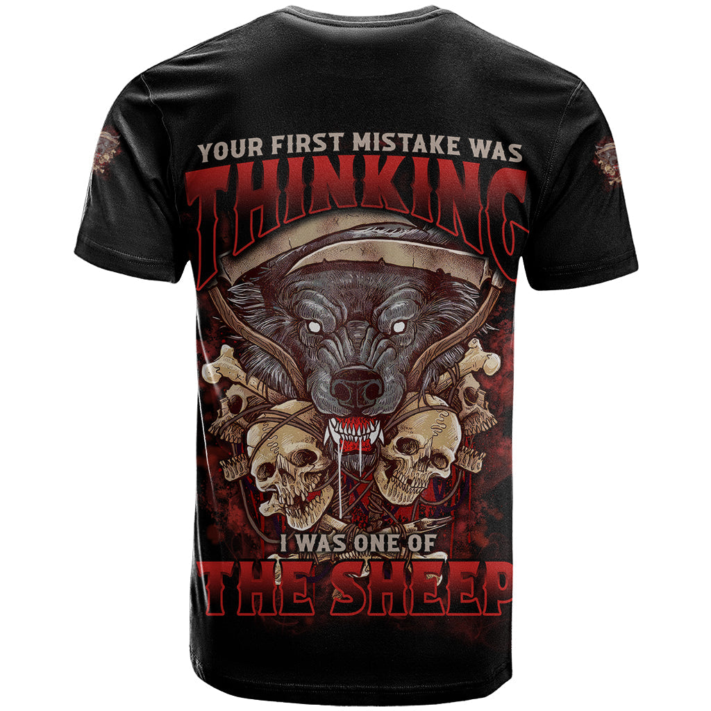 Your First Mistake Was Thingking T-Shirt Graphic Tee
