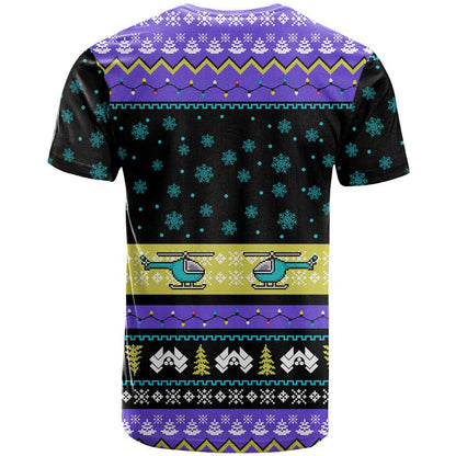 Christmas Party 1988 Nakatomi Plaza T-Shirt Xmas Holiday Patterns Graphic Tee