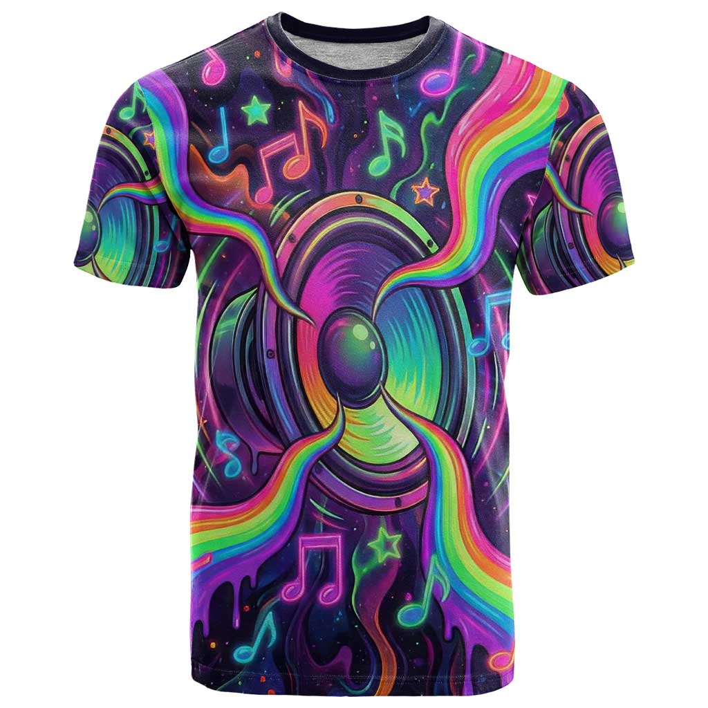 Trippy Guitar T-Shirt Festival Soul Psychedelic Music Vibes Since 1969 Graphic Tee