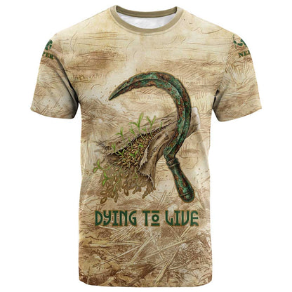 Neper and Nepit T-Shirt Ancient Harvest and Fertility Design with Sickle and Grain Graphic Tee