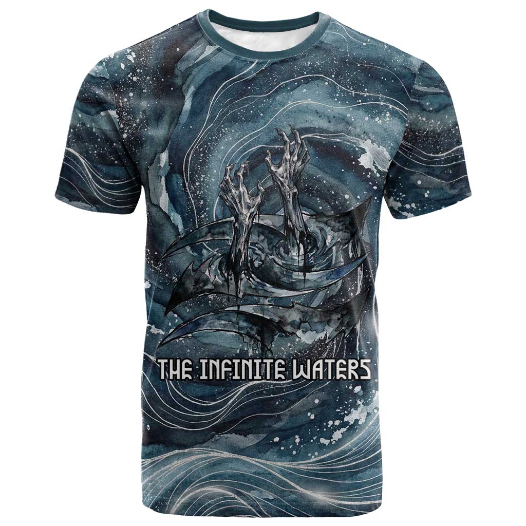 Egypt Nun and Naunet T-Shirt Primordial Water Gods Cosmic Ocean Infinite Waves Graphic Tee