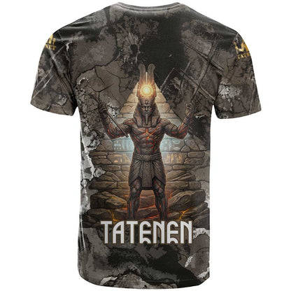Tatenen T-Shirt Rising Hand Design Egyptian God of Creation and Earth Emergence Graphic Tee