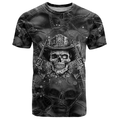 Cowboy Skull T-Shirt Cowboy Take Me Away Graphic Tee