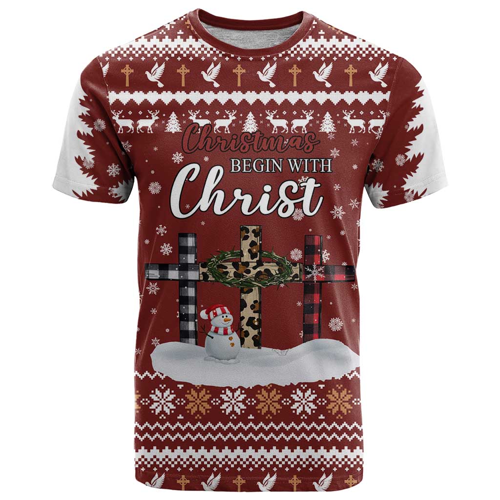 Christian Noel Christmas T-Shirt Xmas Holiday Patterns Graphic Tee