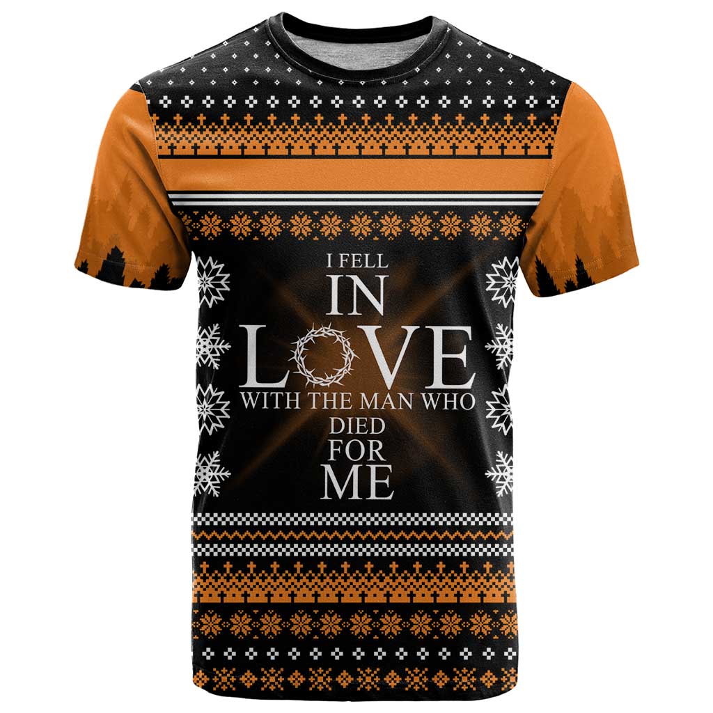 Christian Xmas Christmas T-Shirt Xmas Holiday Patterns Graphic Tee