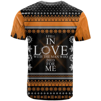 Christian Xmas Christmas T-Shirt Xmas Holiday Patterns Graphic Tee