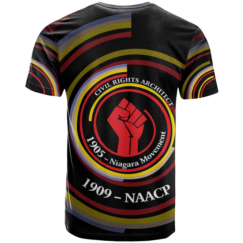W.E.B. Du Bois Civil Rights Architect T-Shirt Niagara Movement - NAACP Tribute Design Graphic Tee