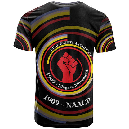 W.E.B. Du Bois Civil Rights Architect T-Shirt Niagara Movement - NAACP Tribute Design Graphic Tee