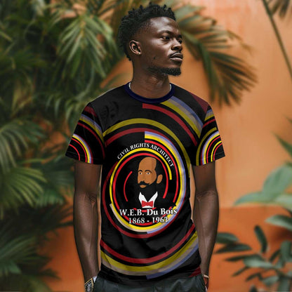 W.E.B. Du Bois Civil Rights Architect T-Shirt Niagara Movement - NAACP Tribute Design Graphic Tee