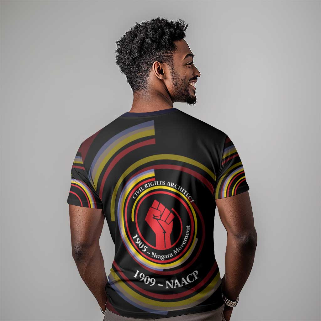 W.E.B. Du Bois Civil Rights Architect T-Shirt Niagara Movement - NAACP Tribute Design Graphic Tee