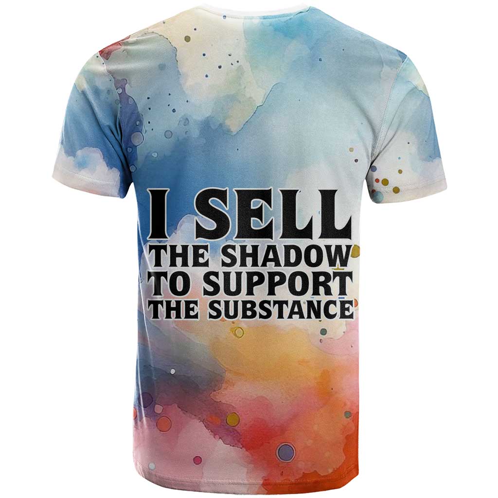 Sojourner Truth T-Shirt I Sell the Shadow - Abolitionist Legacy Watercolor Design Graphic Tee